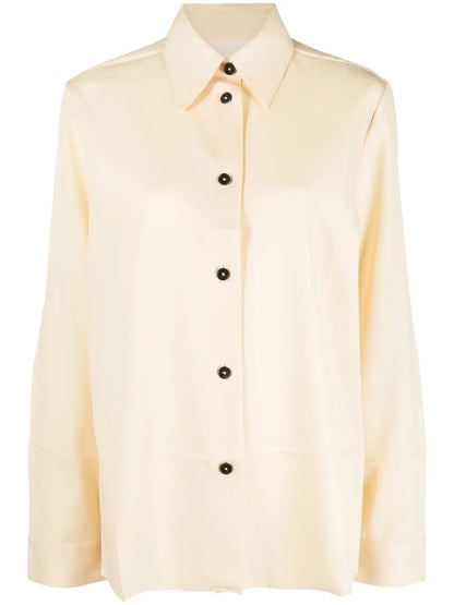 Long-Sleeve Wool Shirt