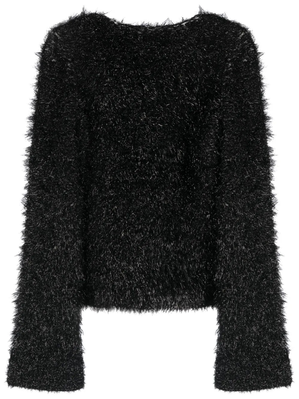 Faux-Fur Open-Back Jumper