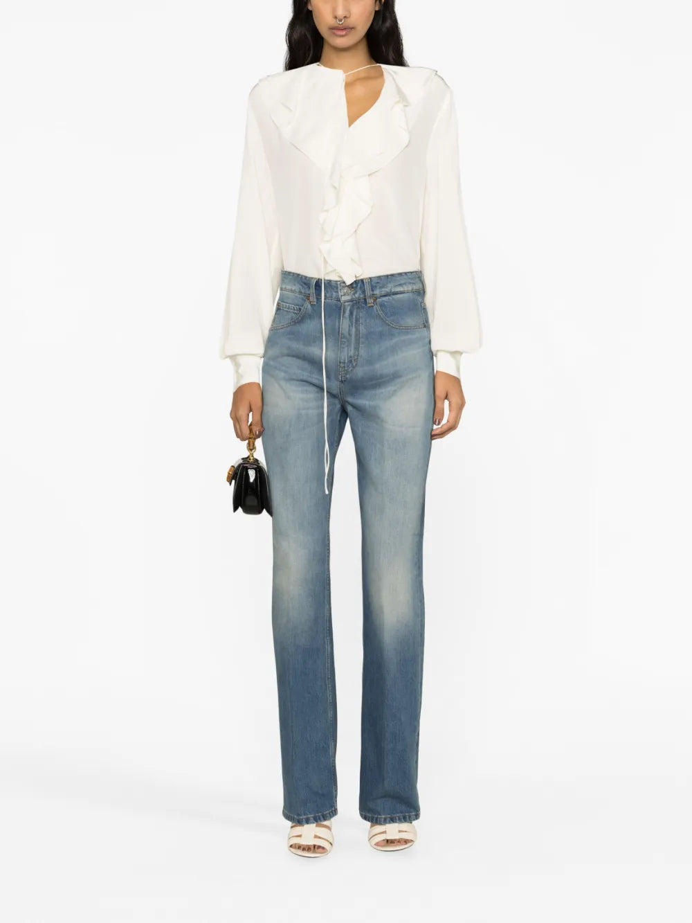 High Waist Slim-Fit Jeans