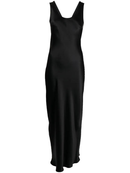 Aria Silk Maxi Dress