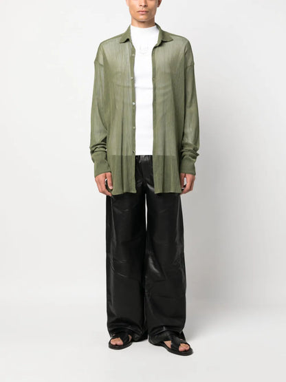 High-Waist Wide-Leg Trousers