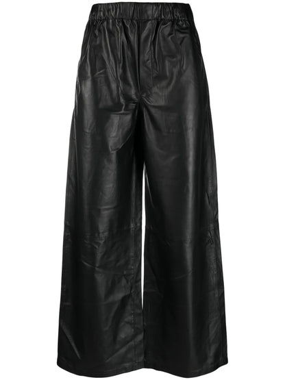 High-Waist Wide-Leg Trousers