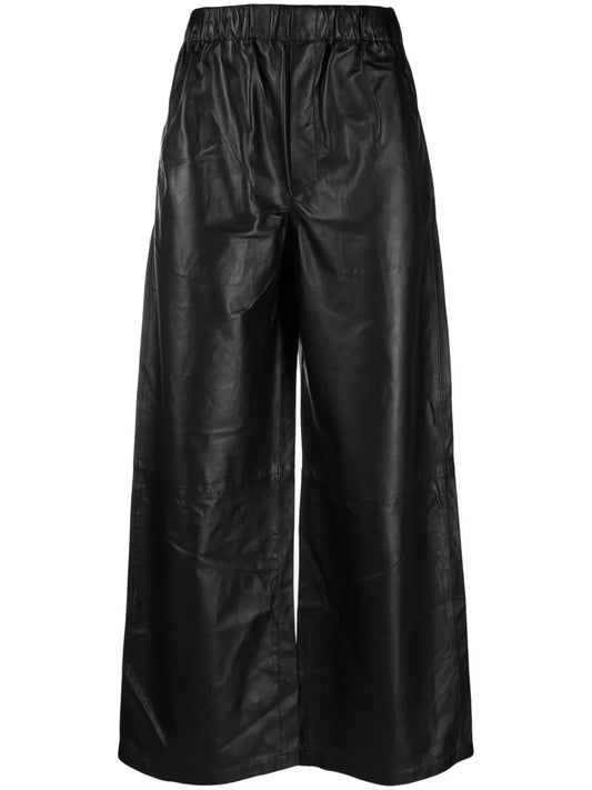 High-Waist Wide-Leg Trousers