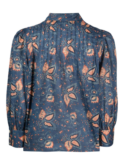 Stefanie Floral-Print Cotton Shirt