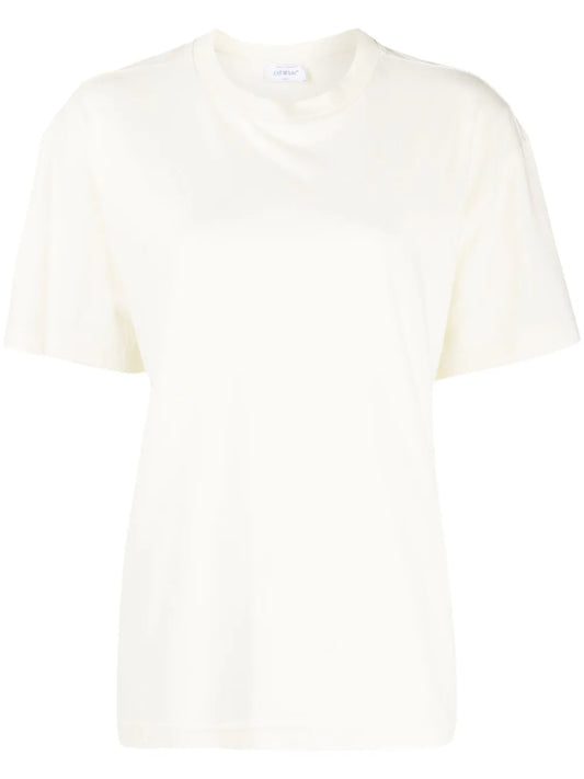 Diag-Stripe Cotton T-Shirt