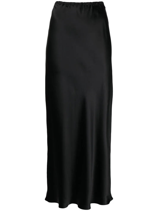 Aria Silk Maxi Skirt