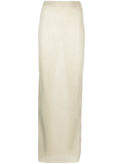 Pleated Maxi Skirt