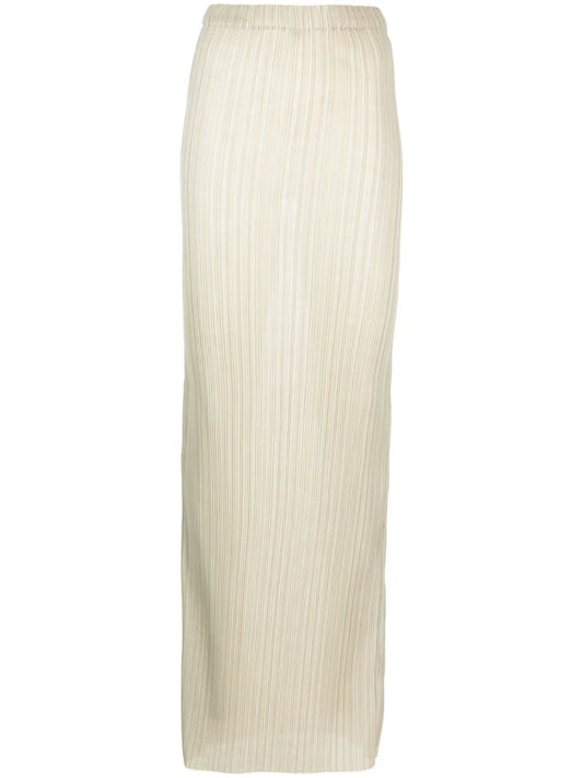 Pleated Maxi Skirt
