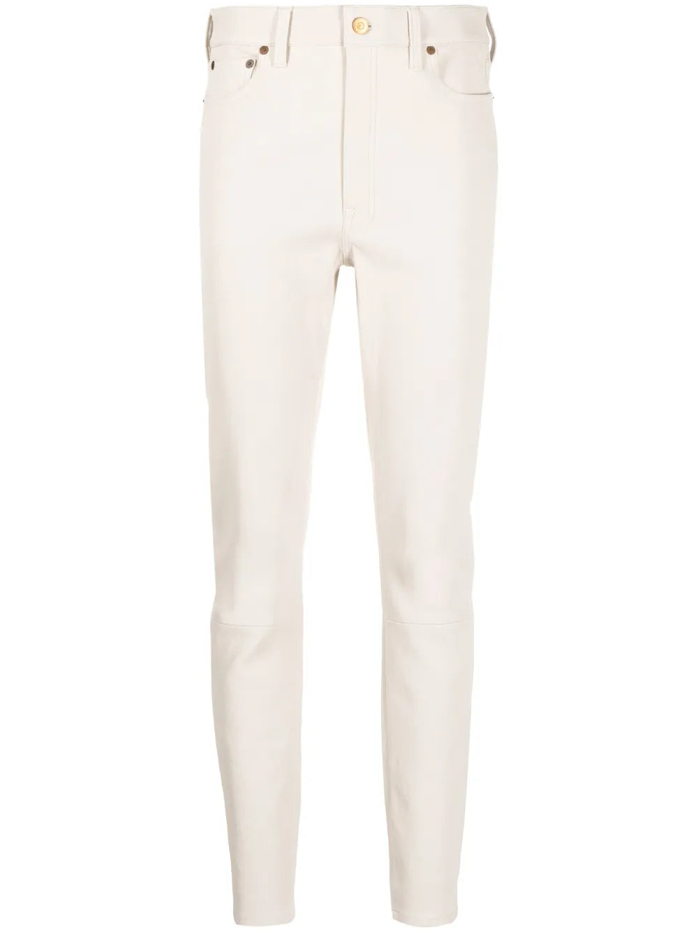 Leather Slim Trousers