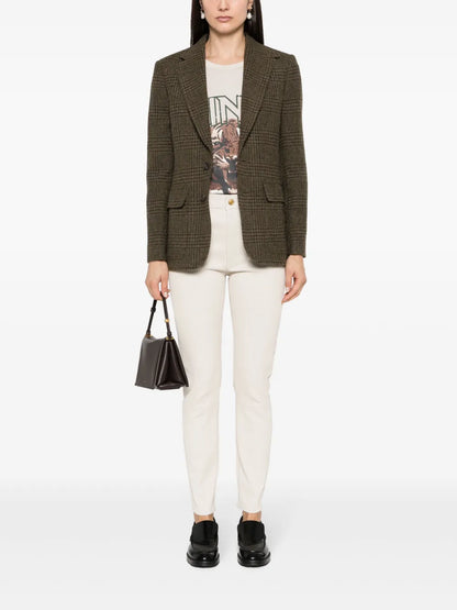 Leather Slim Trousers