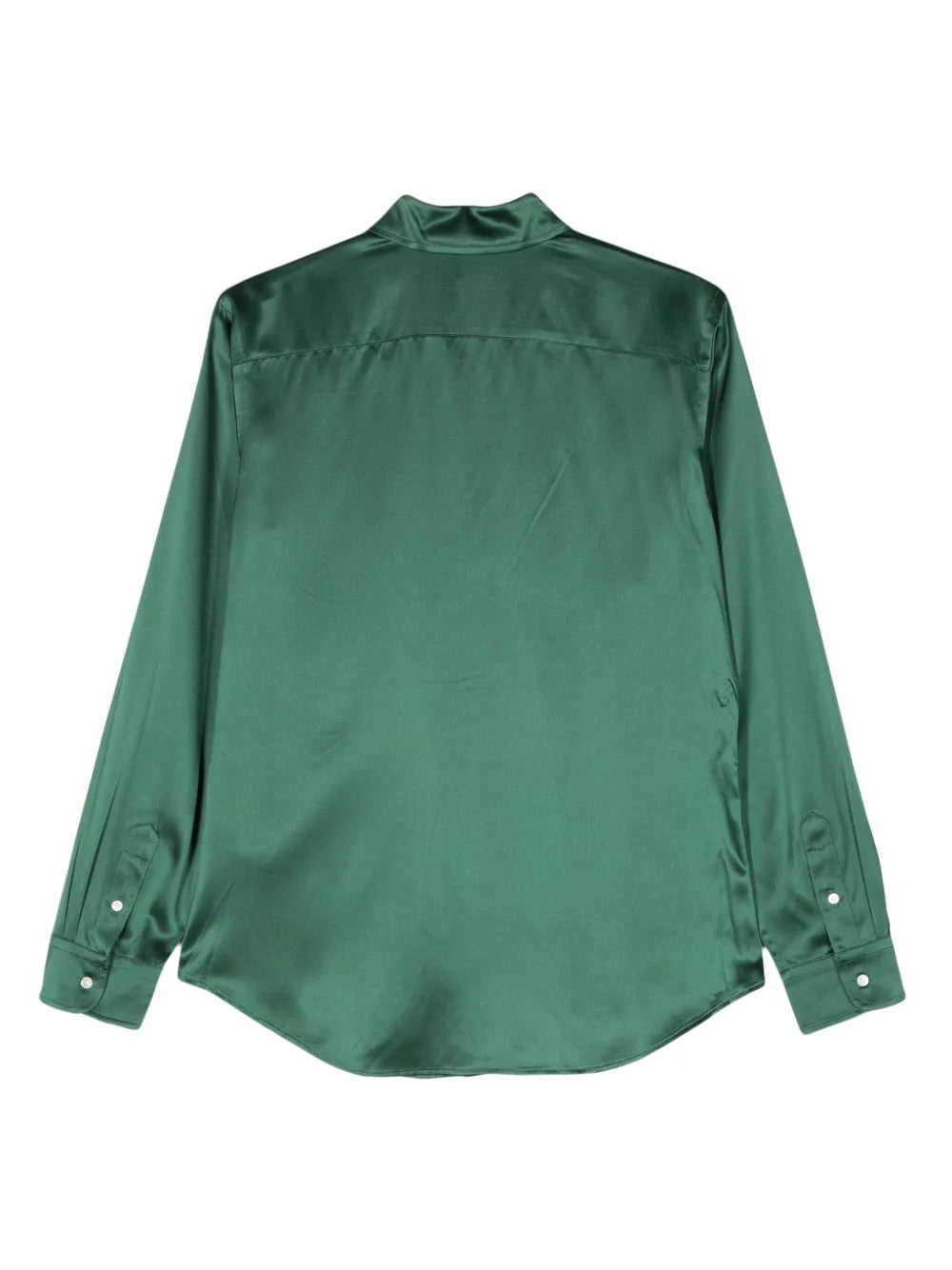 Long-Sleeved Silk Shirt