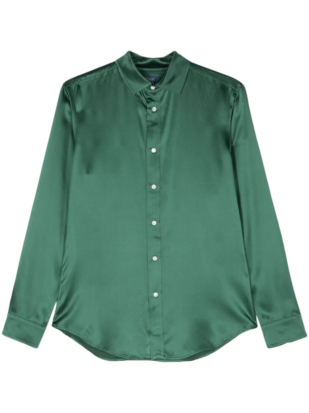 Long-Sleeved Silk Shirt
