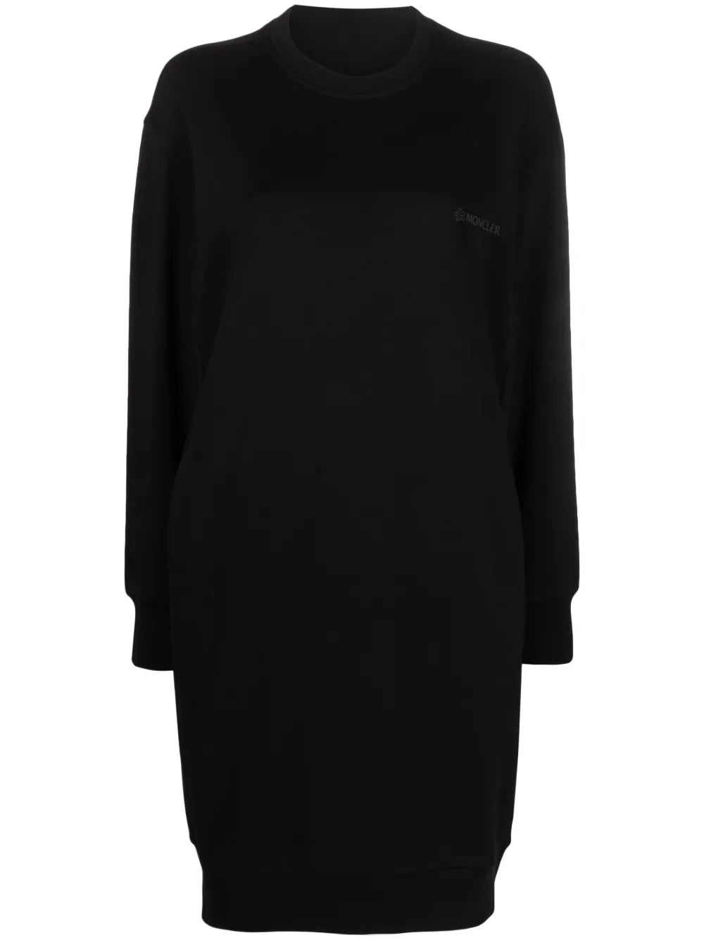 Logo-Print Cotton Sweatshirt Dress
