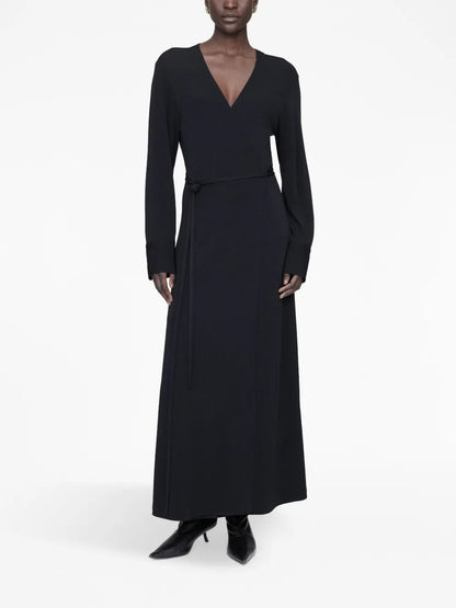 Helene V-Neck Long Dress