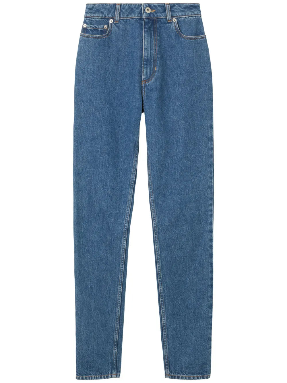 High-Waisted Slim-Fit Jeans