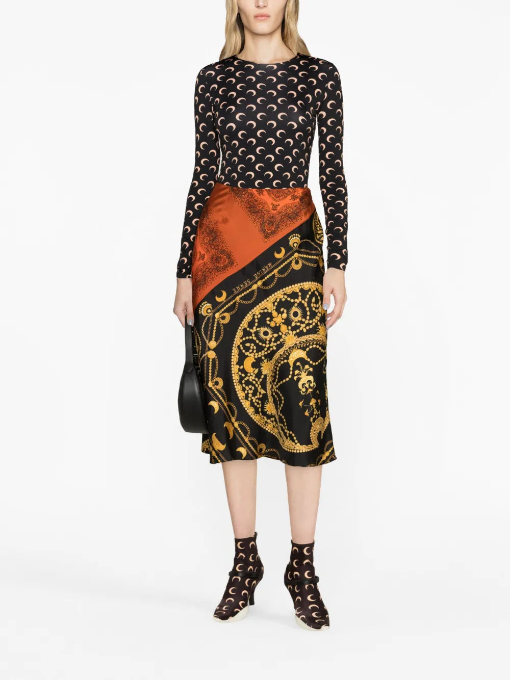 Ornament Jewelry Silk Skirt