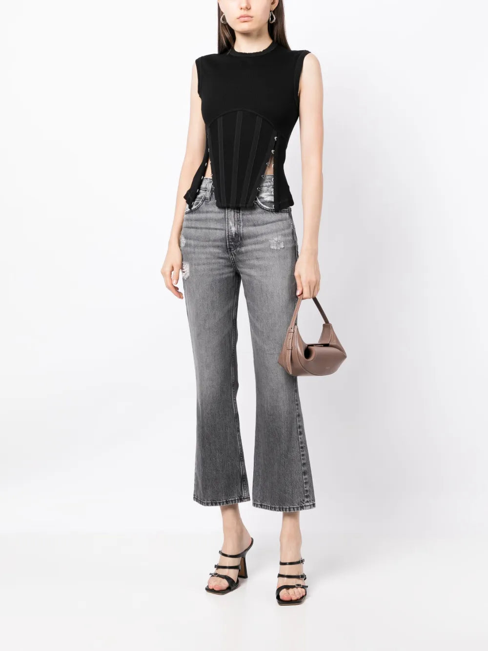 High 'N' Tight High-Rise Cropped Bootcut Jeans