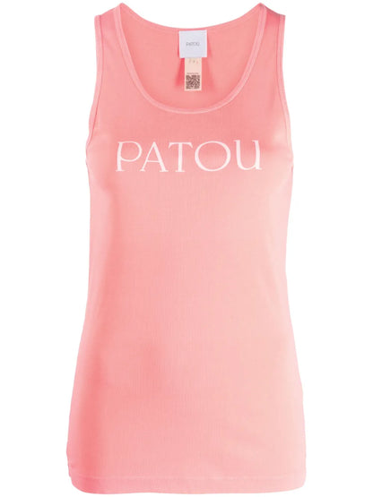 Logo-Print Cotton Vest