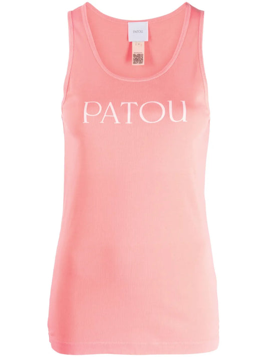 Logo-Print Cotton Vest