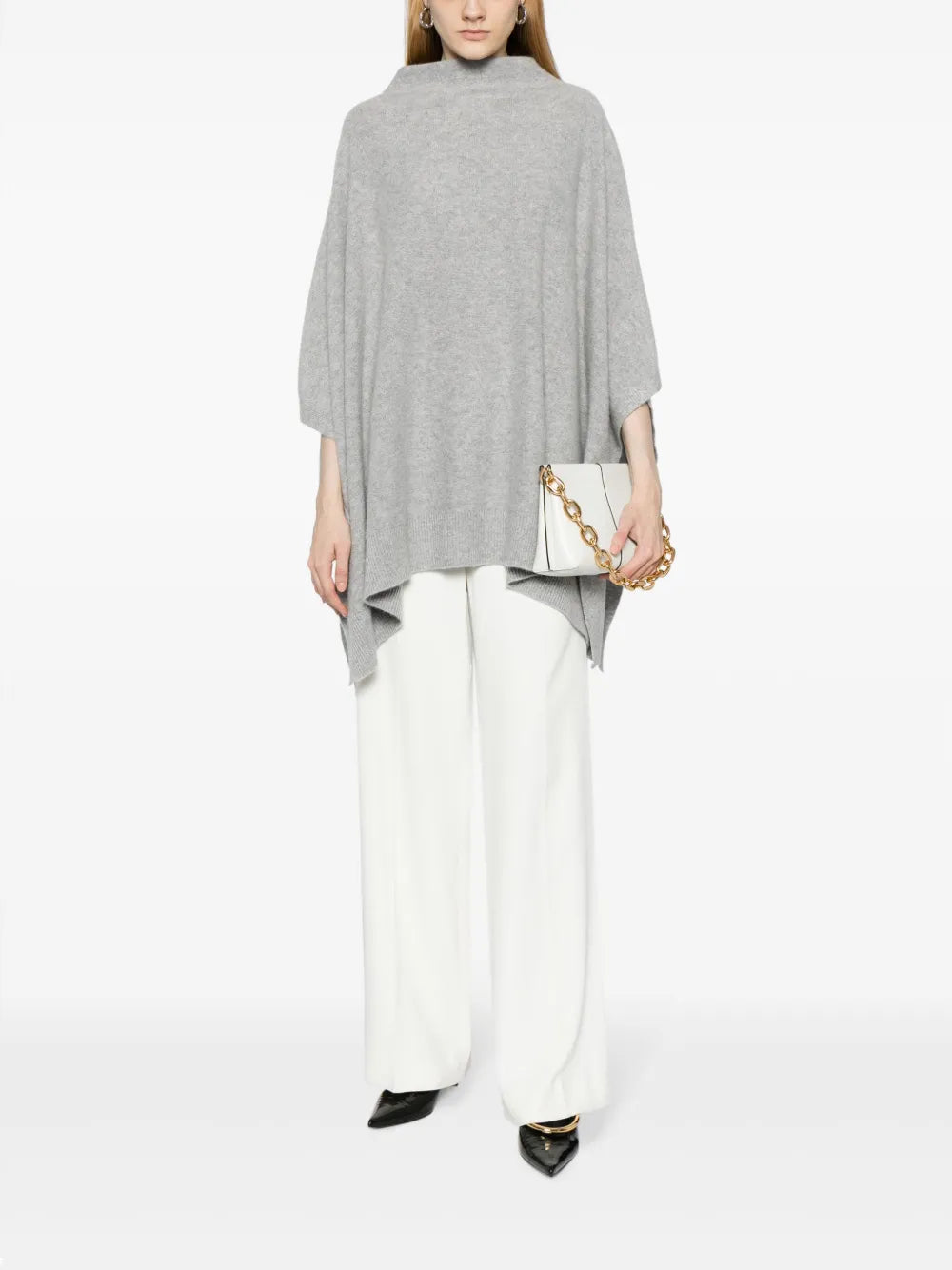 Sleeveless Cashmere Poncho