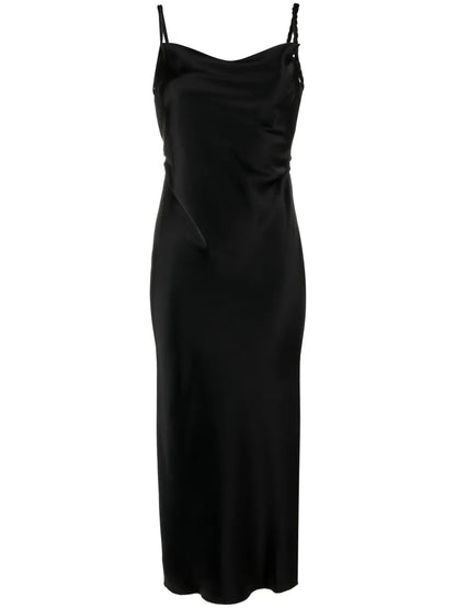 Fiore Satin Midi Dress