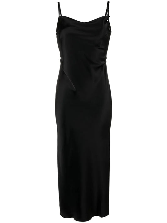 Fiore Satin Midi Dress