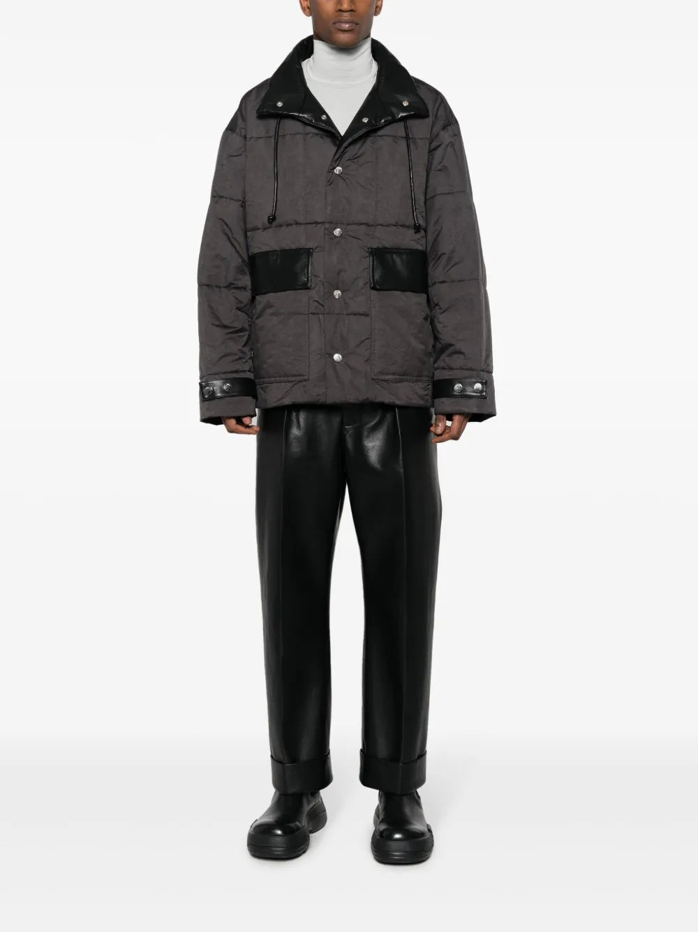 Milco Padded Quilted Bomber Jacket