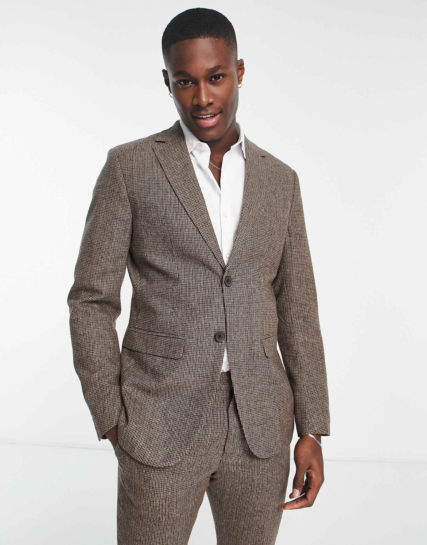 Slim Fit Wool Mix Suit Jacket