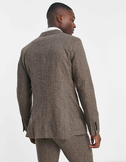 Slim Fit Wool Mix Suit Jacket