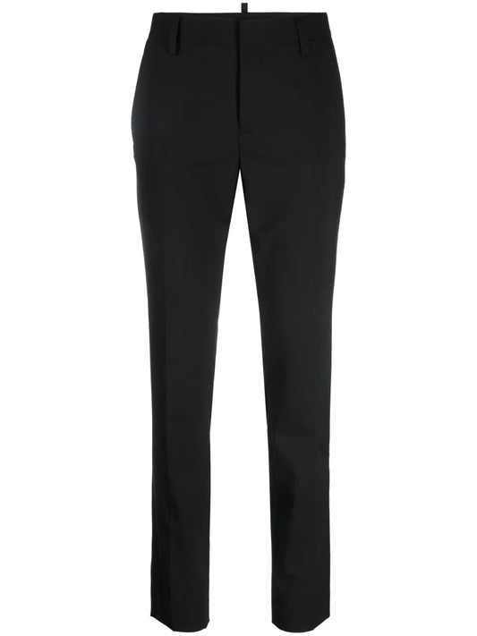 Slim-Cut Tailored Trousers