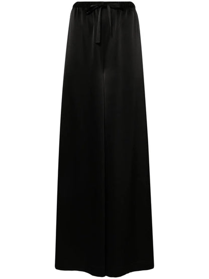 Draped Flared Trousers