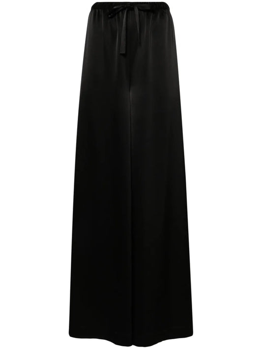 Draped Flared Trousers