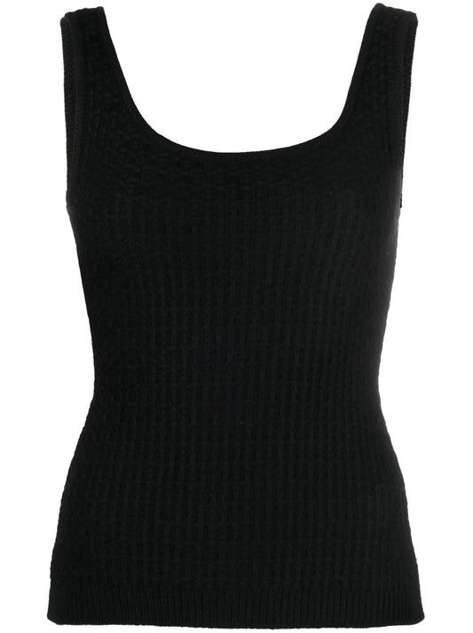 Round-Neck Virgin Wool Top