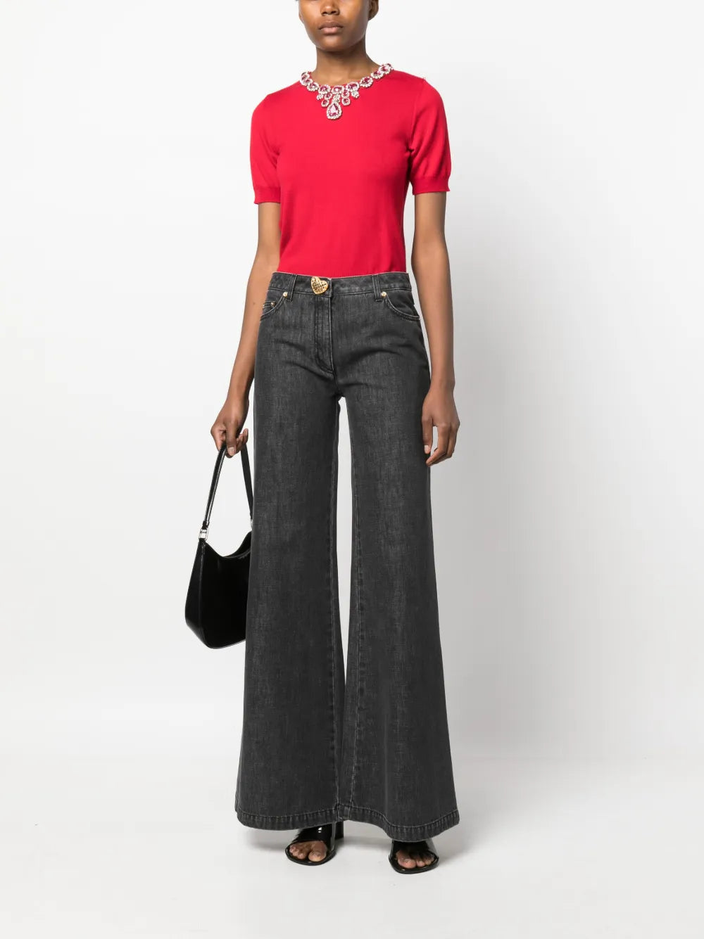 Flared-Design Jeans