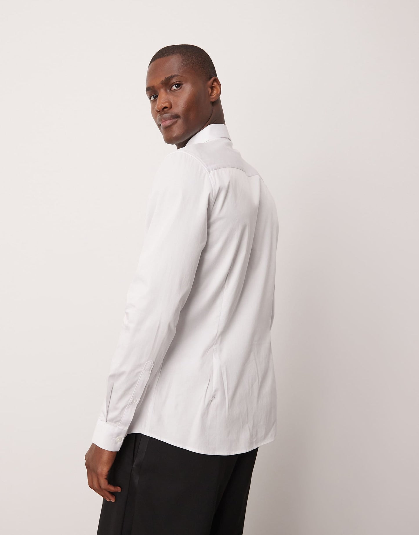 Slim Fit Sateen Shirt