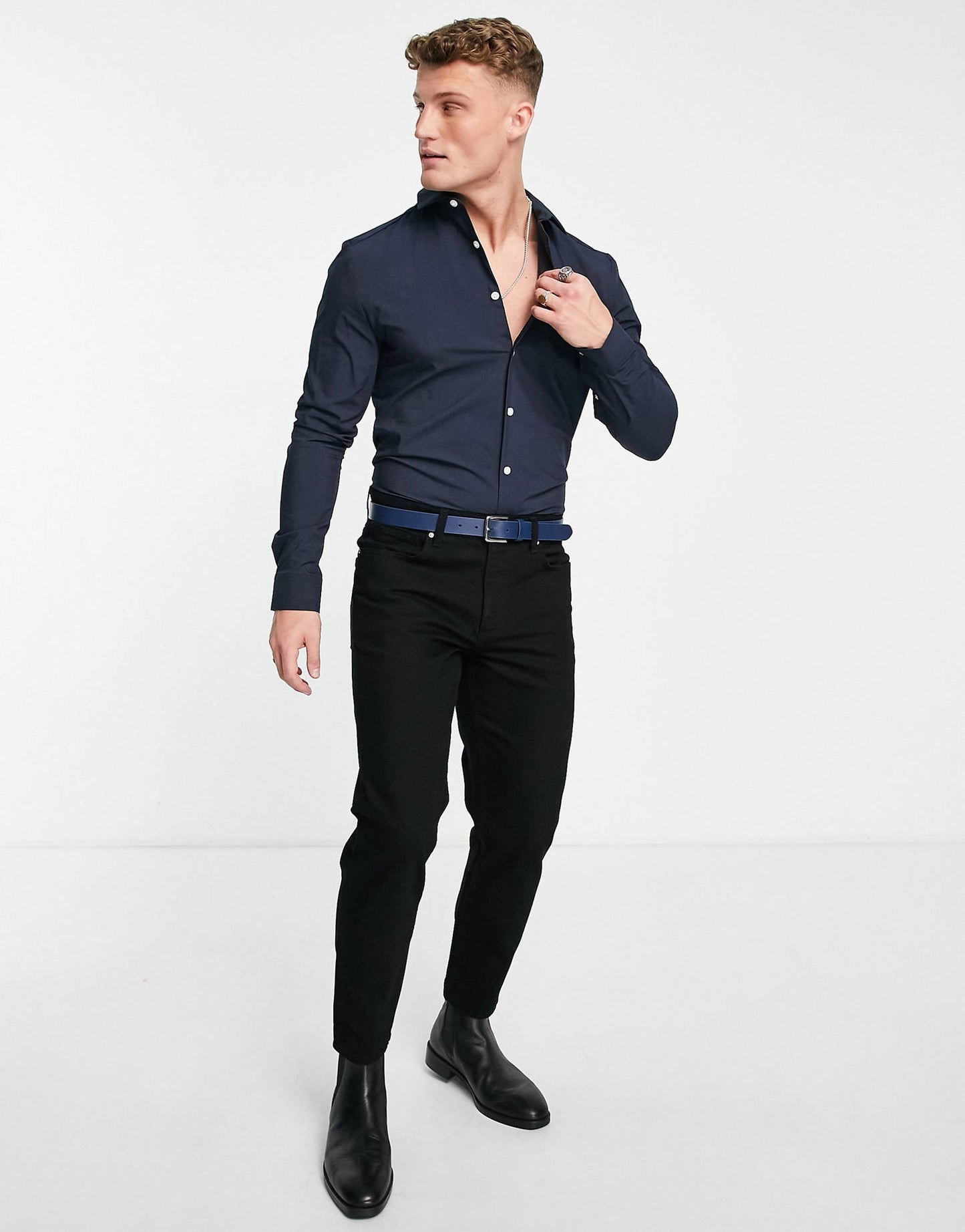 Stretch Slim Fit Work Shirt