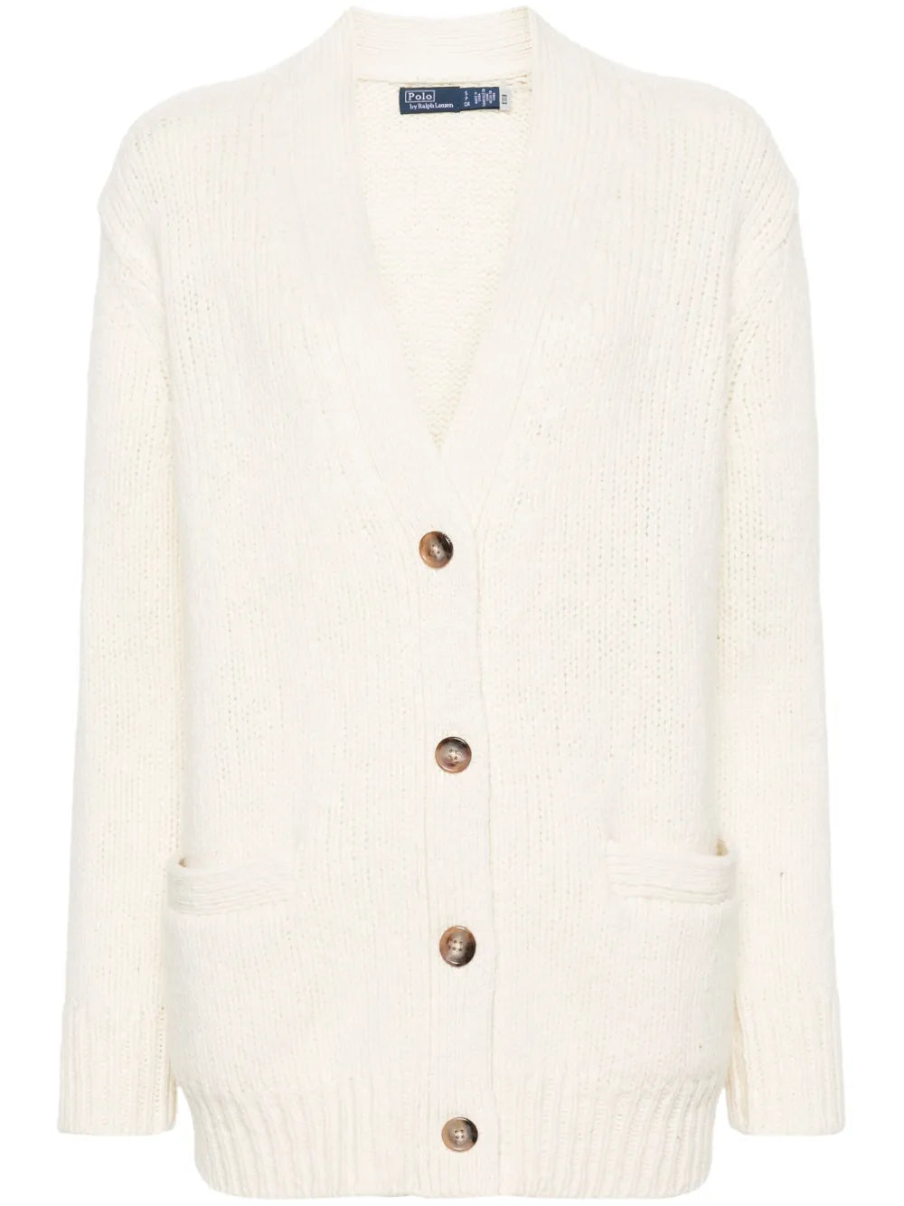 V-Neck Wool Cardigan
