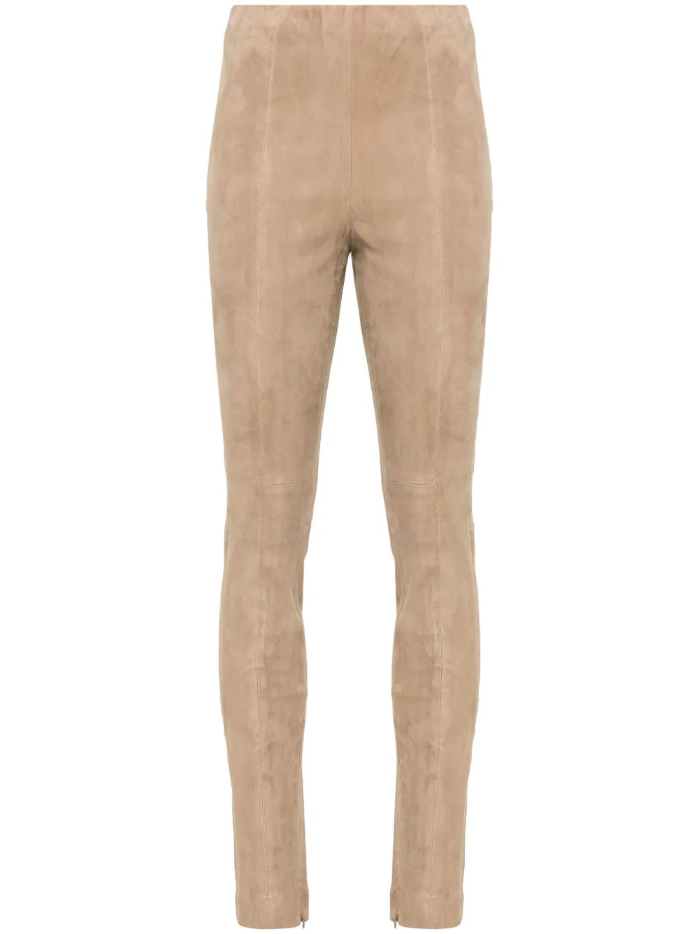Panelled Suede Leggings