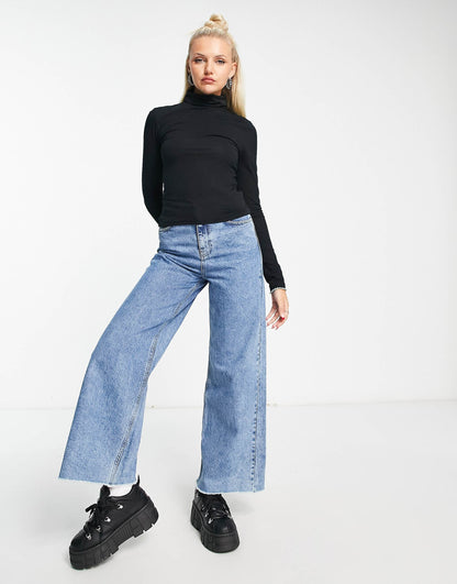 Long Sleeve Roll Neck Top