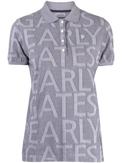 Logo-Jacquard Polo Shirt