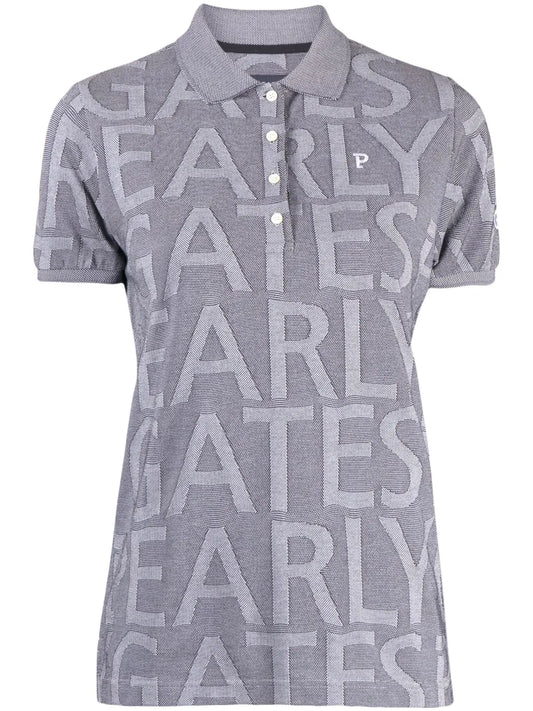 Logo-Jacquard Polo Shirt
