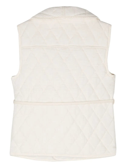 Quilted Belted Gilet