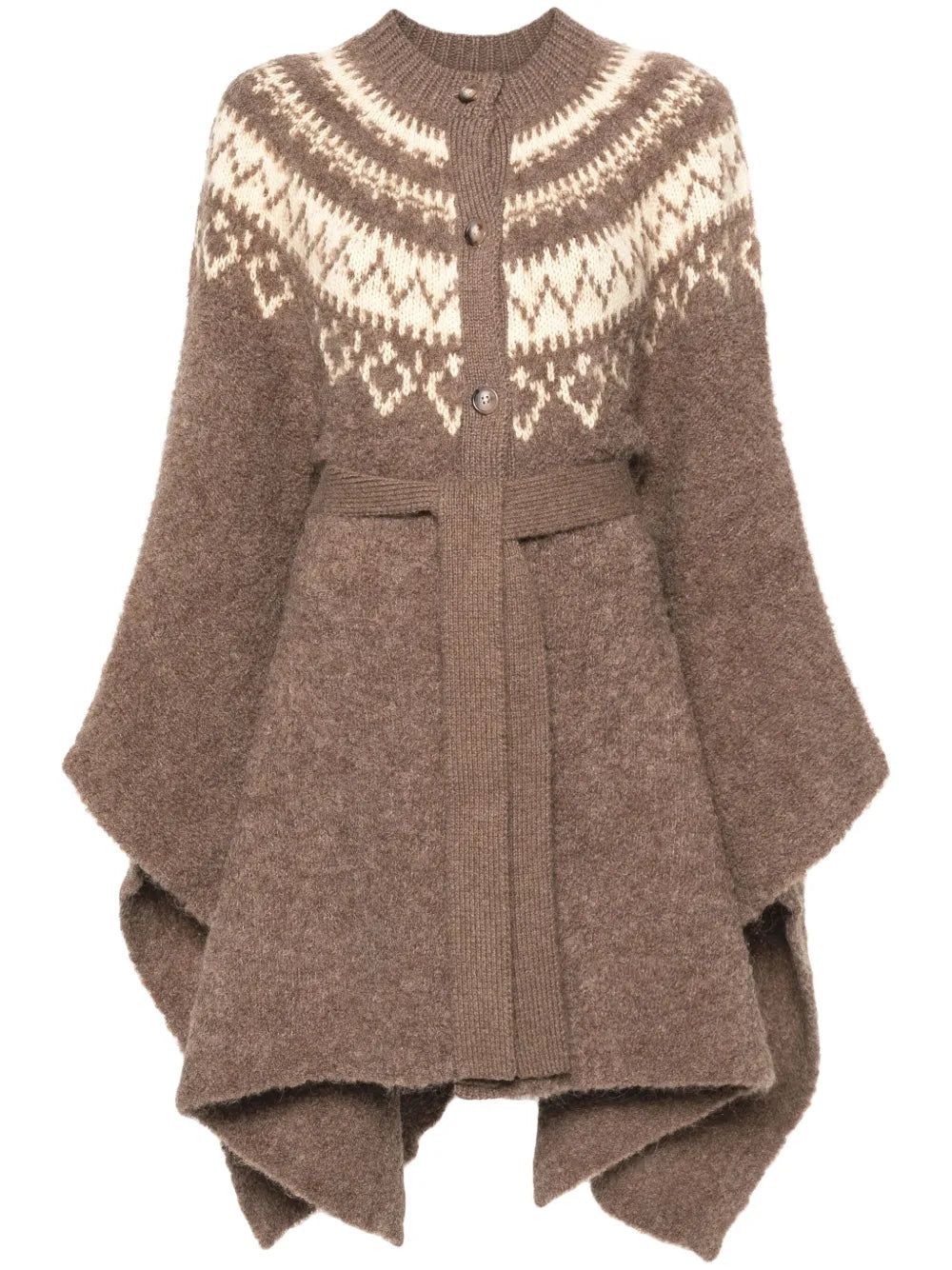 Fair Isle Intarsia Cardigan