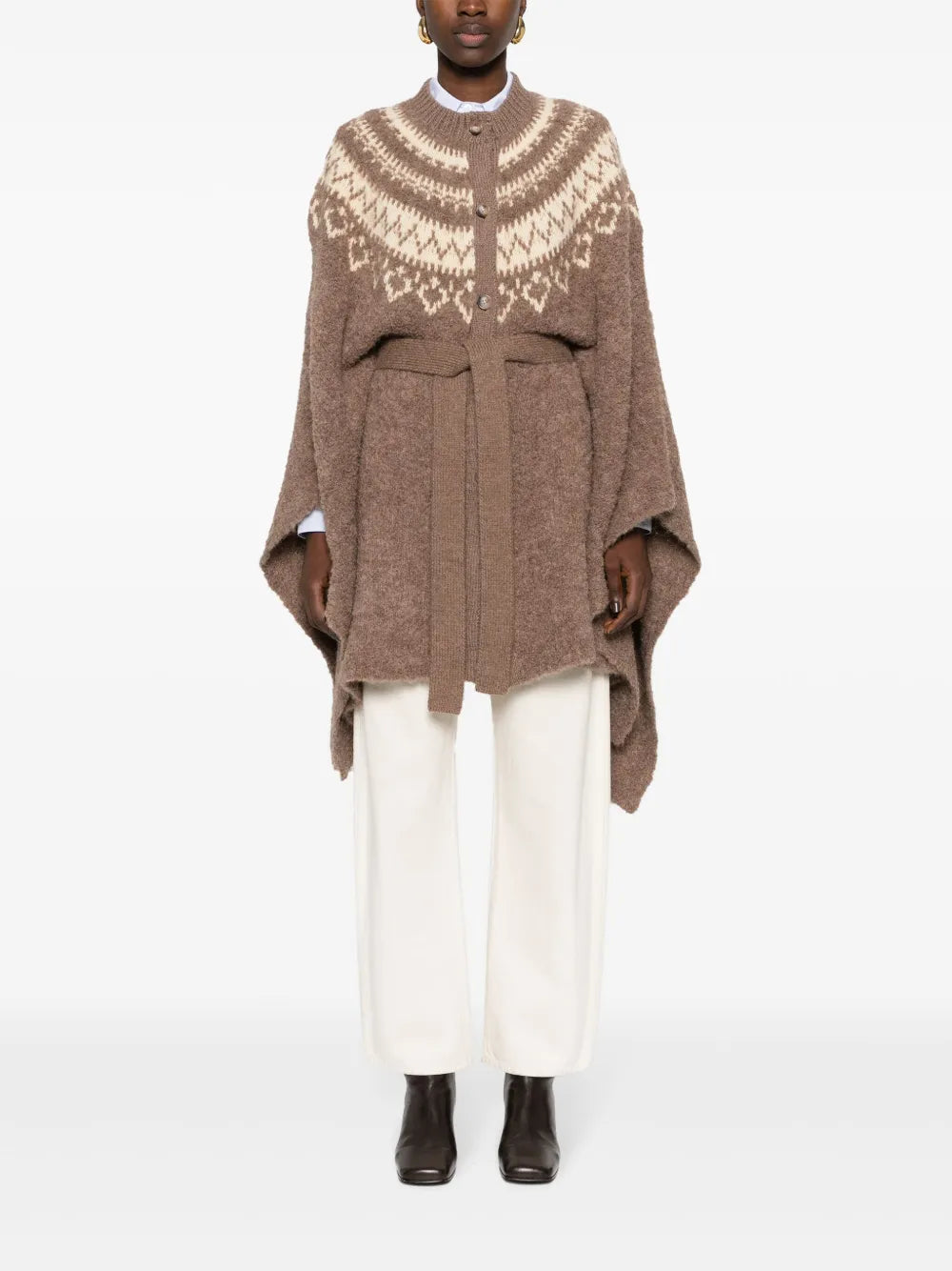 Fair Isle Intarsia Cardigan