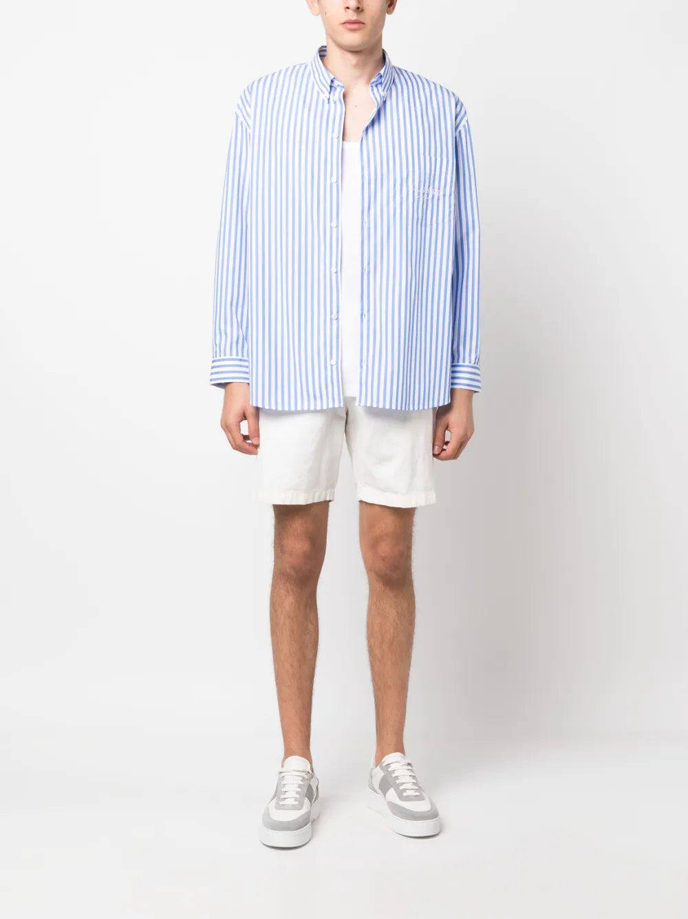 Sr Sport Striped Poplin Shirt