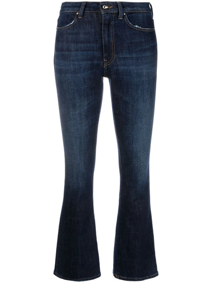 Mid-Rise Flared Jeans
