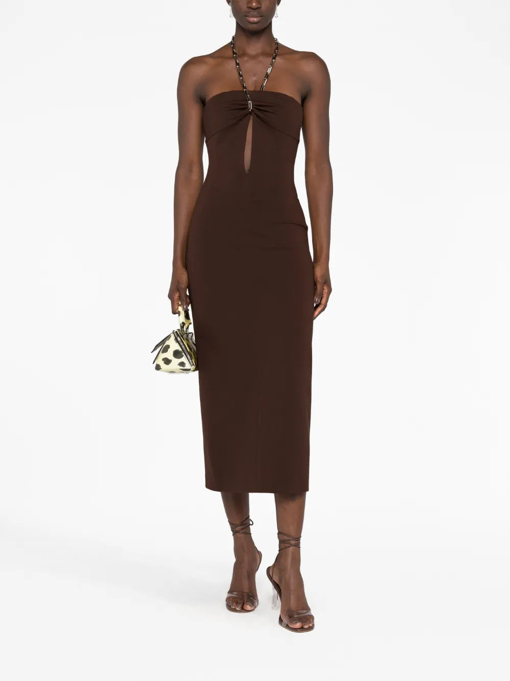 Halterneck Midi Dress
