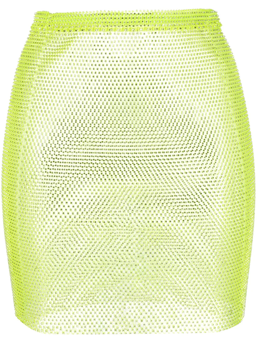 Rhinestone-Embellished Miniskirt