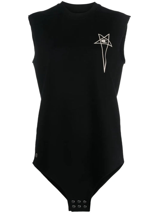 Logo-Embroidered Cotton Tank Top