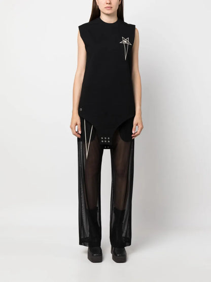 Logo-Embroidered Cotton Tank Top
